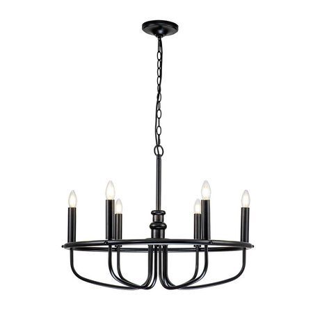 Żyrandol Capitol Hill (KL-CAPITOL-HILL6-BLK) - Elstead Lighting
