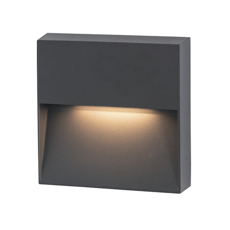 OUTDOOR WALL STEP LIGHT LED 6W GRAPHITE (E241-G Zambelis) - Zambelis