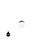 KUUL F burgundowa sufitowa lampa wisząca z podwyższoną szczelnością IP44 (KLF141PS0) - Ummo