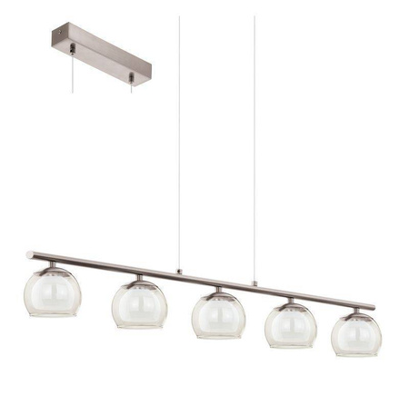 Lampa wisząca ASCOLESE satynowy nikiel (94319 - EGLO) - żyrandol