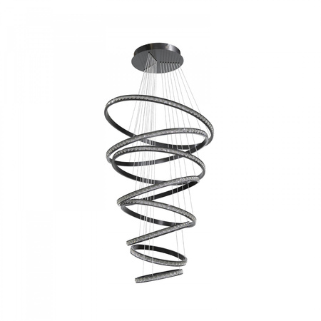 Kryształowa lampa wisząca AZALEA SPIRAL 3-STEP DIMM BK (AZ6774) Azzardo