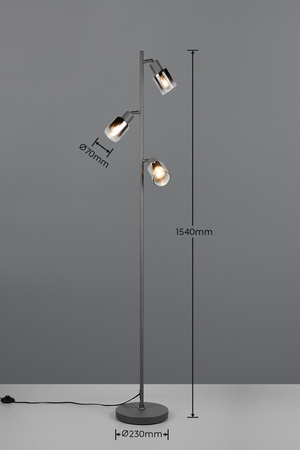 Lampa podłogowa z reflektorkami CADIZ (R41783042) - RL