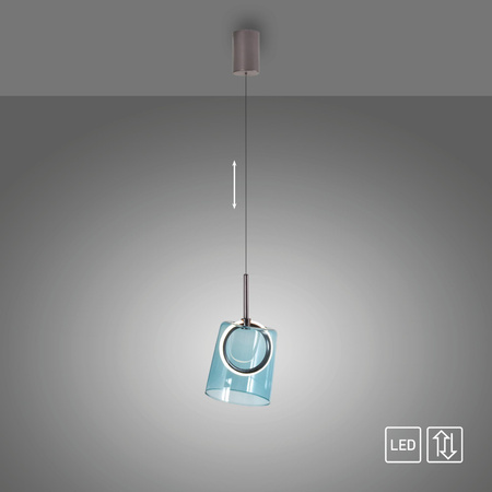 ZULA LAMPA WISZĄCA NIEBIESKI (2541-56) - Paul Neuhaus