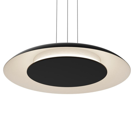 Lampa wisząca Piattino Czarny 30W LED 3000K-4000k-6000K (ML1814) - Milagro