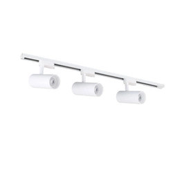 2x Szynoprzewód 0,75 m, zasilanie centralne, 2x zaślepka, 3x reflektor biały Ice SET 1F (LP-732 3W WH SET) - Light Prestige