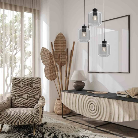 Lampa wisząca SOMBRA SMOKED 3xE27 (MLP8375) - Milagro