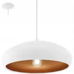 Lampa wisząca MOGANO 1 biała (94606 - EGLO) - żyrandol