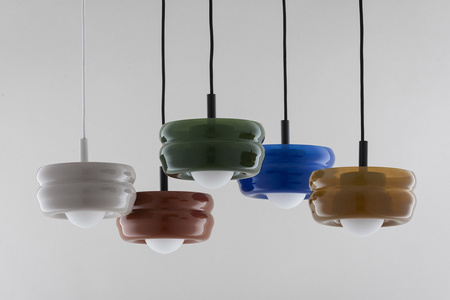 Szklana pojedyncza lampa wisząca TEVO (8816) - Argon