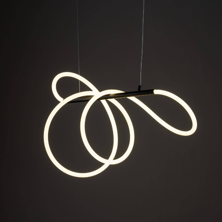 Nowoczesna lampa nad stół FLEXI LED BLACK 36 W (18006) - TK Lighting