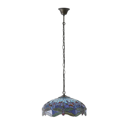 Lampa Wisząca Dragonfly blue (64080) Tiffany