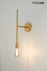 Kinkiet, lampa ścienna RIVA złota (MSE010100394) - Moosee