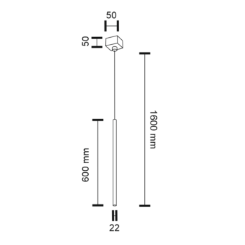 Lampa wisząca KOSAME (czarny) (7844) - Shilo