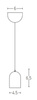 PENDANT 1L BLACK (14108-B Zambelis) - Zambelis