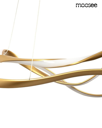 MOOSEE lampa wisząca WAVES 2 złota (MSE1501100591) - Moosee