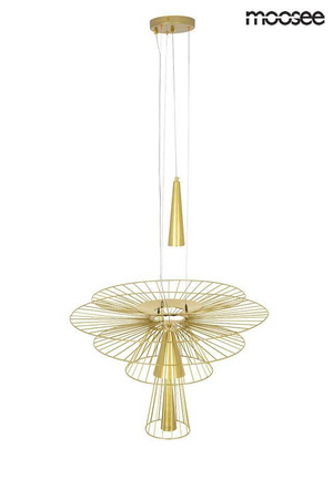 MOOSEE lampa wisząca SESTO złota (MSE010100336) - Moosee