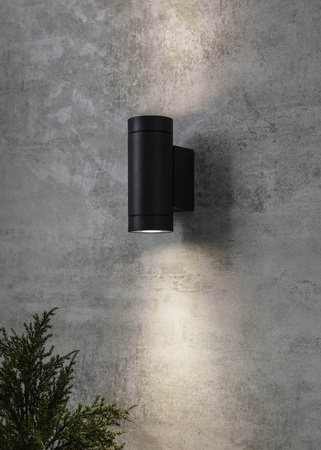 PIPE Kinkiet 2L Czarna IP44