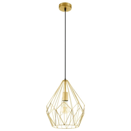 Lampa wisząca CARLTON 1xE27 biały/złoto (49933 - Eglo) - żyrandol