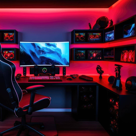 Zestaw Led RGB 5m IP54 Sterownik + Pilot (EKZ0447) - Eko-Light