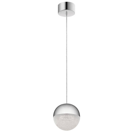 Mała lampa wisząca LED Moonlit - Polerowany chrom (QN-MOONLIT-P-PC) - Quintiesse