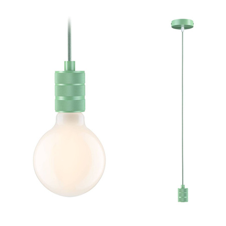Lampa wisząca Neordic Tilla max1x60W E27 jasno-zielony metal 230V (PL78431) - PAULMANN