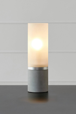 MOLO Table 1L 30cm Grey/Frosted (108594) Markslojd