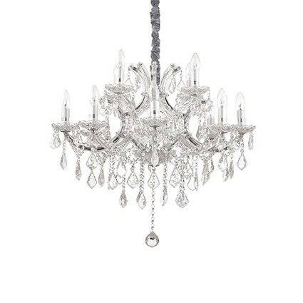 Lampa wisząca Napoleon kol. chrom (167251) Ideal Lux - żyrandol