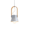 PENDANT 1L WHITE-WOOD (18193 Zambelis) - Zambelis