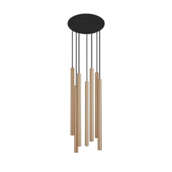 LAMPA WISZĄCA LASER  VII SOLID BRASS | MOSIĘŻNA (8921) - Nowodvorski - żyrandol