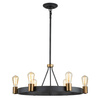 Lampa wisząca/ Półplafon Silas - 6 źródeł światła (QN-SILAS-6P-DZ) - Quintiesse