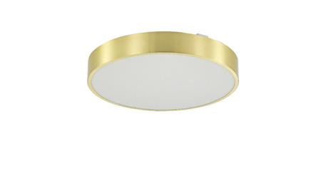 Okrągły ściemnialny plafon z pilotem  NADI GOLD (MS724-R400-GD) - Zuma Line