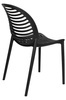 Krzesło SUNNY czarne - polipropylen (KH010100217) - King Home