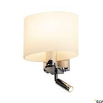 KENKUA SPOT, E27, lampa ścienna natynkowa LED indoor, chrom, 3000K (1002855) - SLV