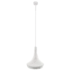 Lampa wisząca Mahaka 1 - Biała (260 mm)   (5175) - Shilo