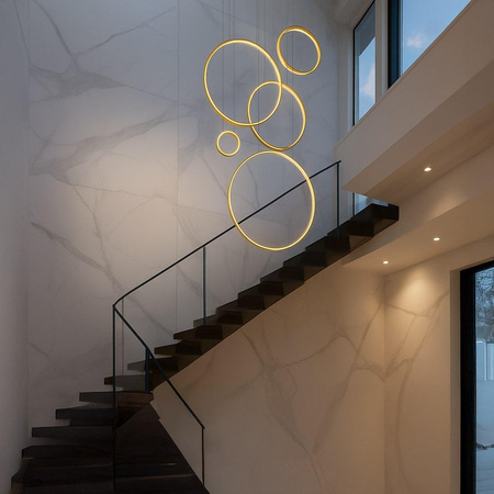Lampa wisząca Saturno Gold 100W LED mezzanine (ML2325) - Milagro
