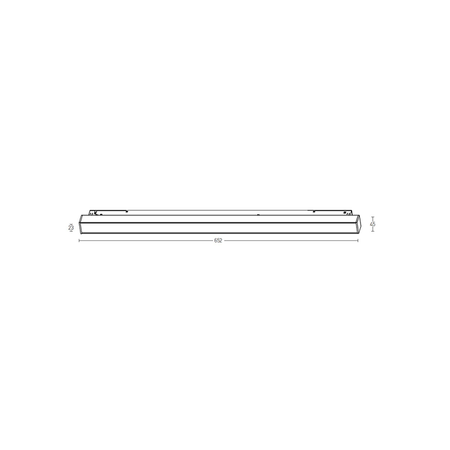 MAGNETIC LINEAR 2700K BLACK 20W DALI DIMMABLE (2089-27B Zambelis) - Zambelis