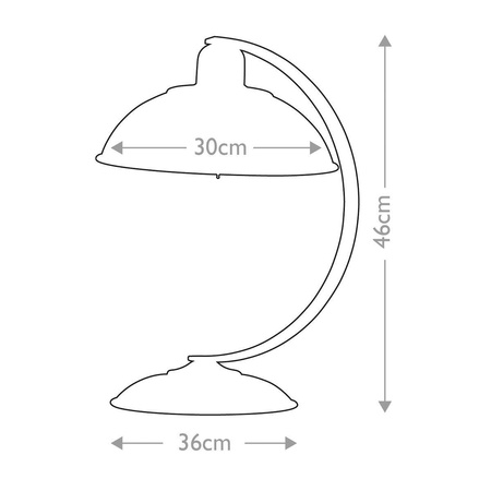 Lampa stołowa Franklin (FRANKLIN-CREAM) - Elstead Lighting