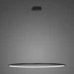 Lampa wisząca Ledowe Okręgi No.1 100cm 3k czarna Dali (LA073/P_100_in_3k_black_Dali) - ALTAVOLA DESIGN