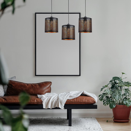 Lampa wisząca MORGAN 3xE27 (ML1801) - Milagro