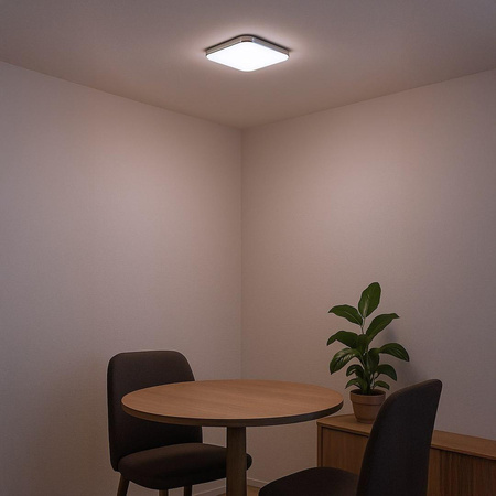 Plafon NEMO Chrome 11W LED (ML1837) - Milagro