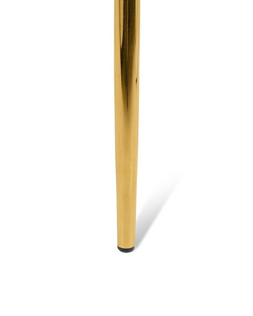 Krzesło TRESSE beżowe - welur, podstawa złota (KH150110019) - King Home