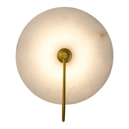 Marmurowy Kinkiet Cyntia 1xLED złoty  (WL0115) - Yaskr