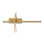 Lampa ścienna AMICI złota 31 cm (ST-B3578 gold) - Step into Design