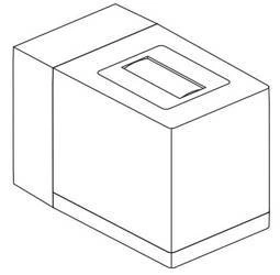 Kinkiet zewnętrzny VOSS 5128 GRAPHITE LED 6,4W 4000K SINGLE-SIDED EEI E Norlys