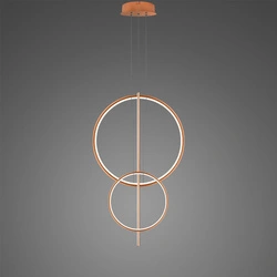 Lampa wisząca Linea No.5 60/40cm miedziana 3k (LA087/2P_60_40_100_3k_copper) - ALTAVOLA DESIGN