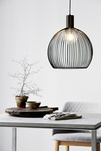 Lampa wisząca AVER Nordlux E27 60W Metal Czarny