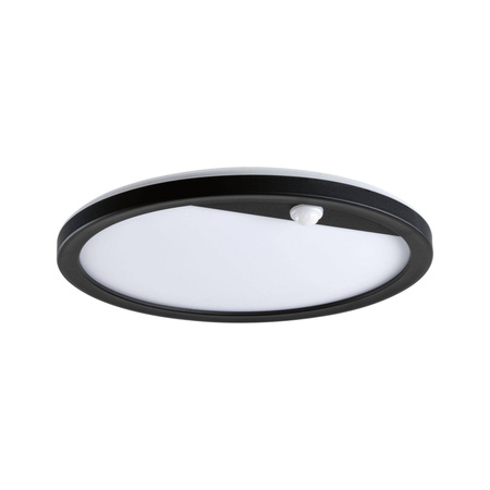 Plafoniera LAMINA LED 14.5W okrągła PIR 3000K IP44 230V czarny / tworzywo sztuczne (PL94664) - PAULMANN