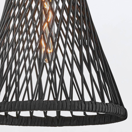 Lampa wisząca Twyla - 1 źródło światła - Czarny (QN-TWYLA-1P-BK) - Quintiesse