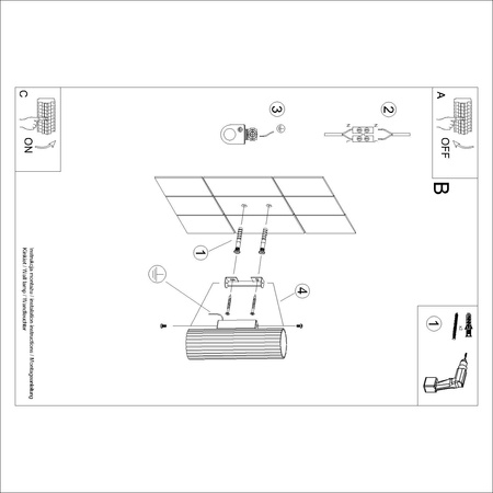 Kinkiet KARBON 20 taupe (SL.1760) - Sollux Lighting