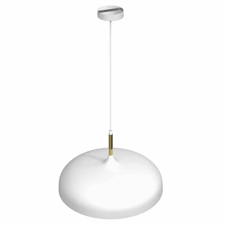 Lampa wisząca LINCOLN WHITE/GOLD 1xE27 45cm (MLP7899) - Milagro
