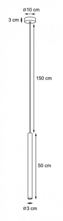 Lampa wisząca ROLL 1 kolor Biały (11164101) - KASPA